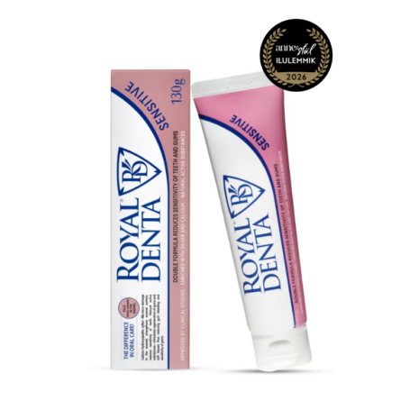 Royal Denta Sensitive hambapasta 258 Royal Denta Sensitive hambapasta karp ja tuub AnneStiil ilulemmik 2026