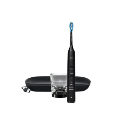 Diamond Clean hambahari Black HX9911/09 vutlari ja klaasida