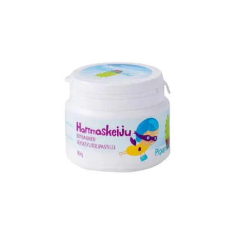 Ksülitoolipastillid Hammaskeiju piparmünt 90 g Ksülitoolipastillid Hammaskeiju piparmünt 90g purk