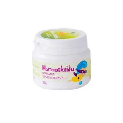 Ksülitoolipastillid Hammaskeiju pirn 90 g purk