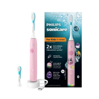 Philips Sonicare For Kids Smart HX6600/11 Toothbrush with Brush Head, Charger and Packaging